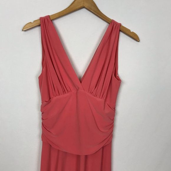 Joseph Ribkoff Coral Pink A-line Dress - Picture 3 of 7